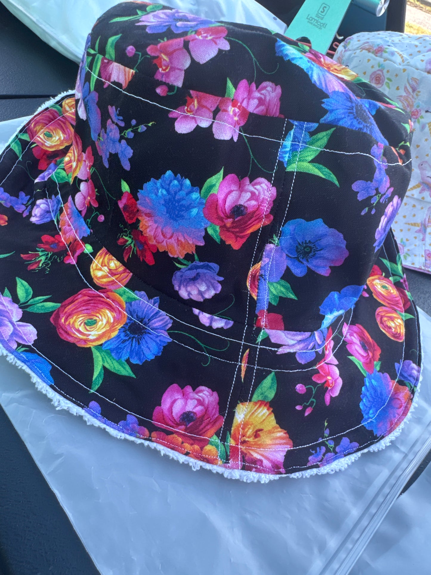 Towel bucket hat