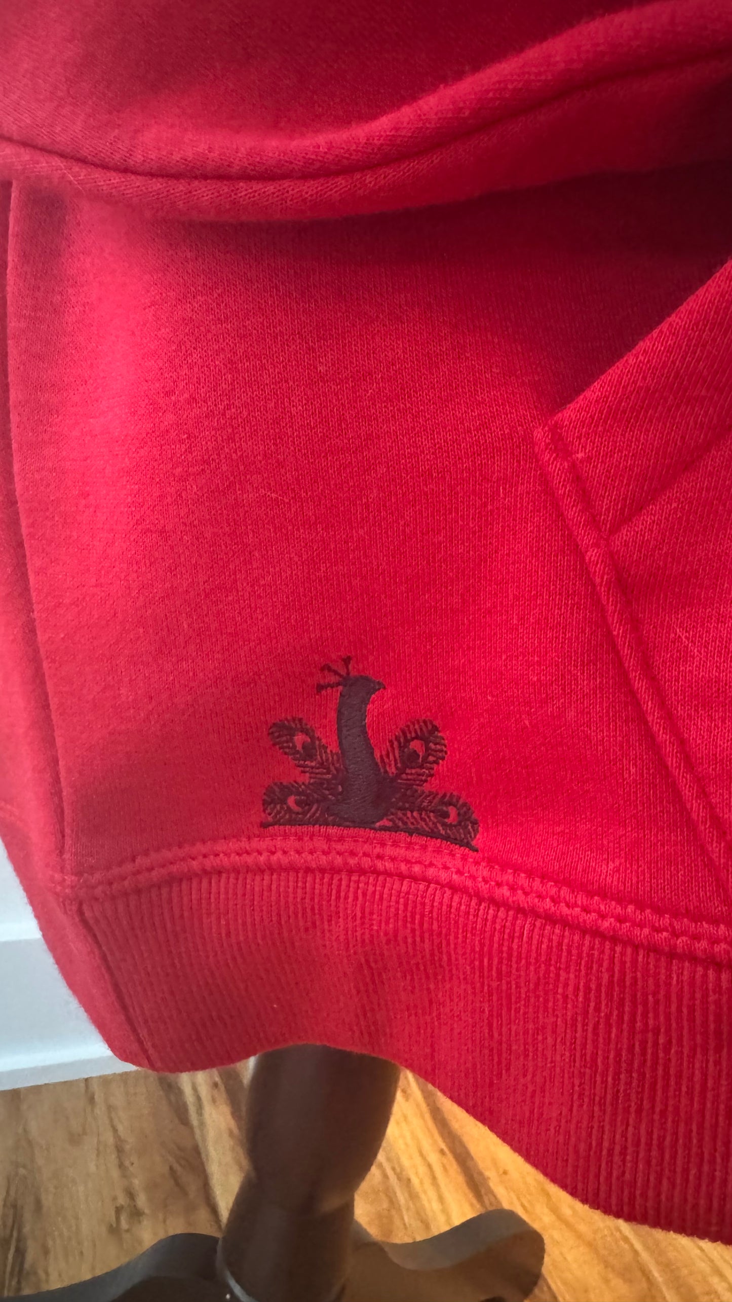 “ANIMAL” hoodie in red