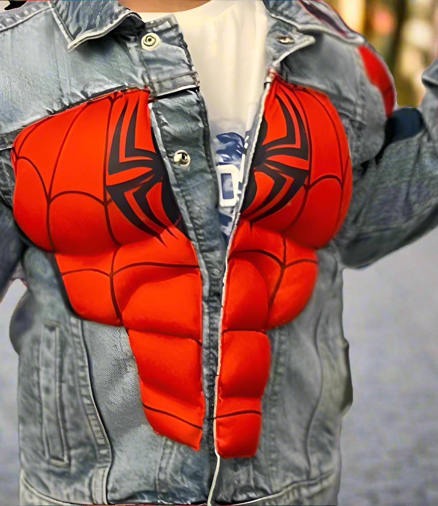Boys Spiderman 3-D Jean Jacket