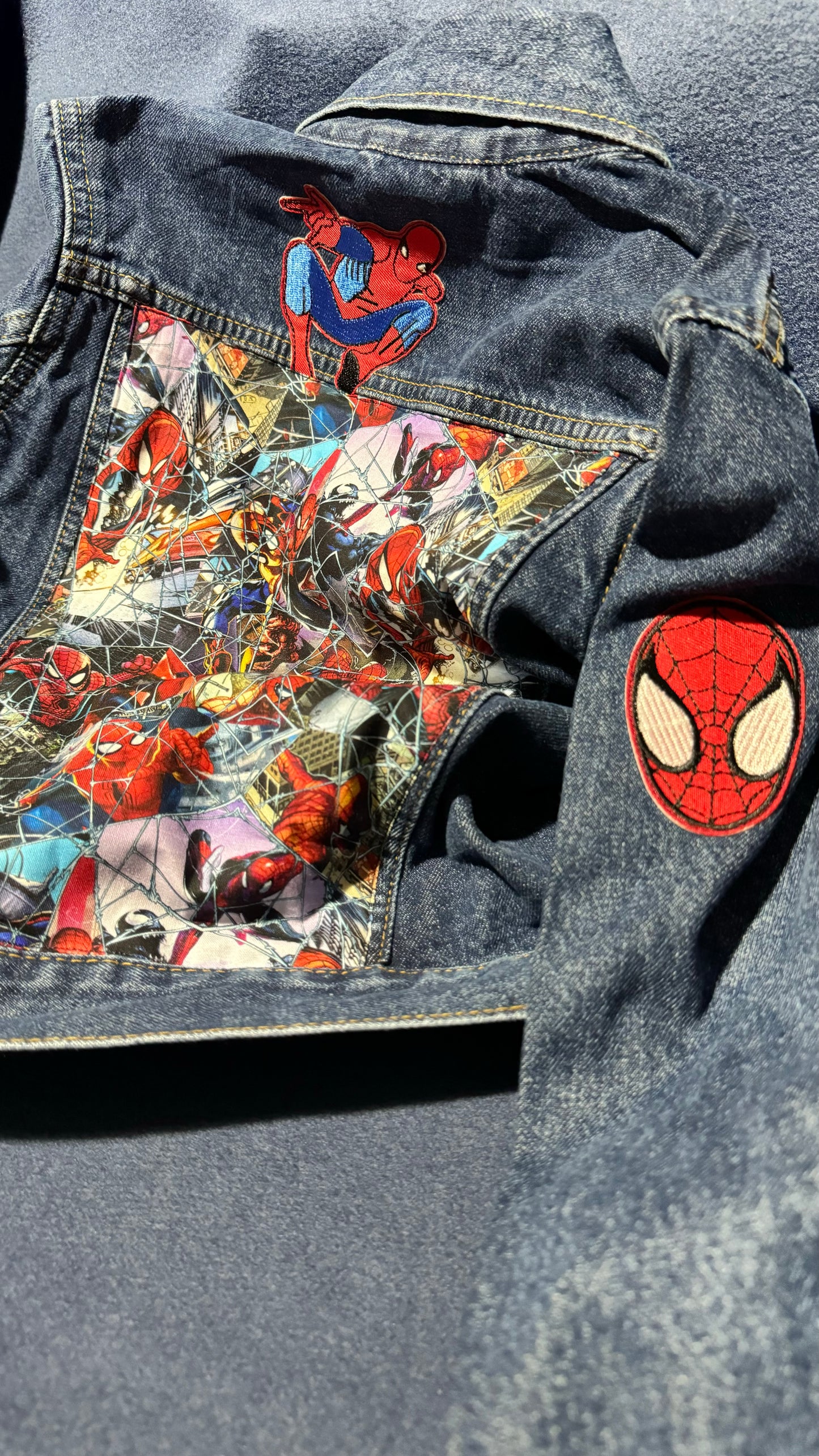 Spiderman Jean Jacket