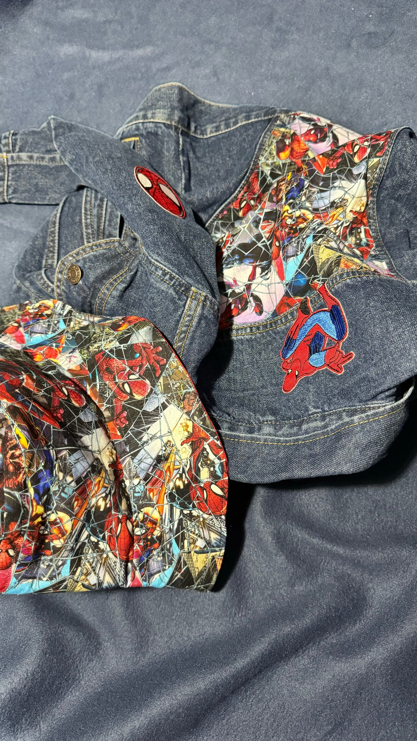 Spiderman Jean Jacket