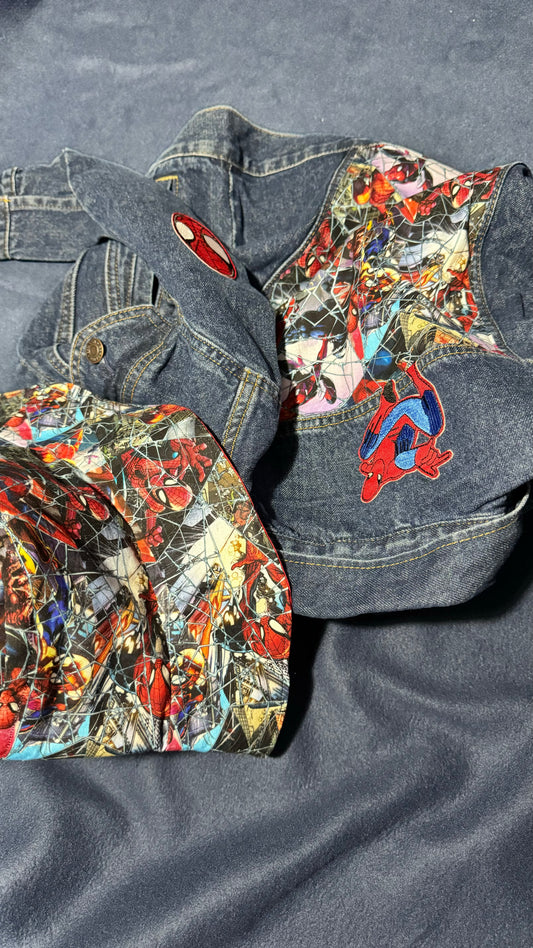 Spiderman Jean Jacket
