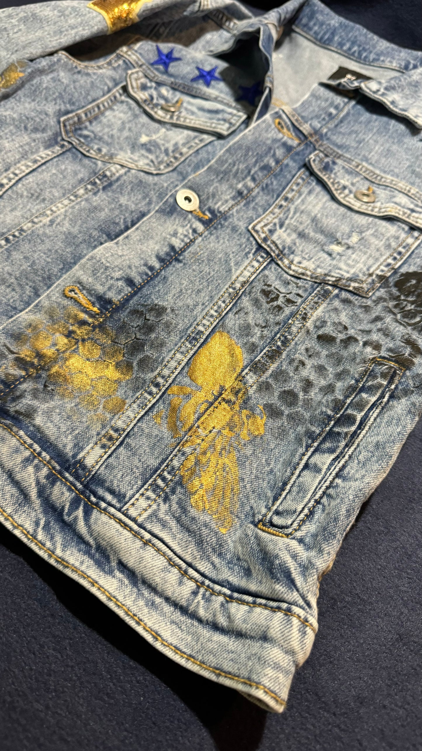 Queen Bee Jean Jacket